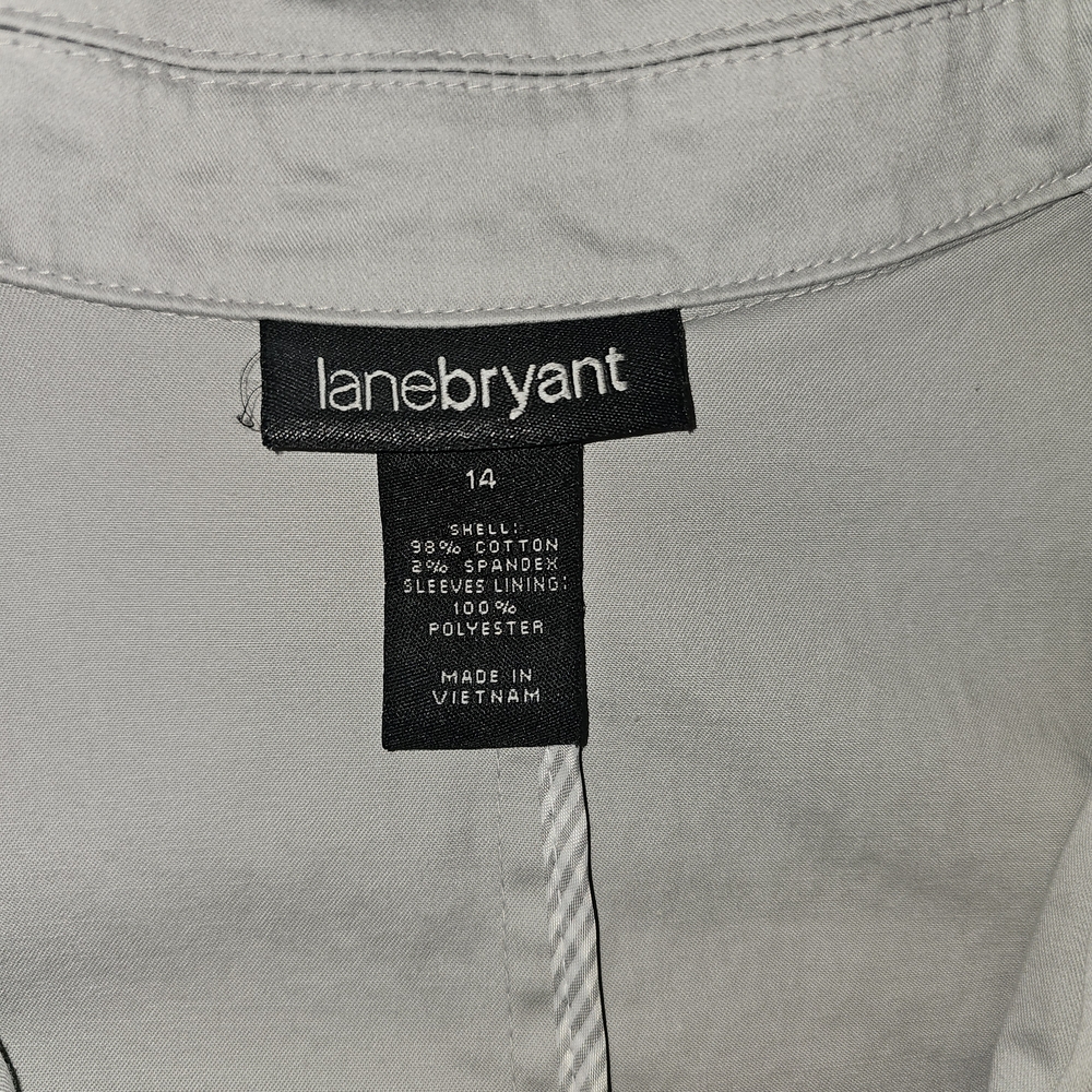 Lane‎ Bryant Women's Gray Jacket - Picture 5 of 14